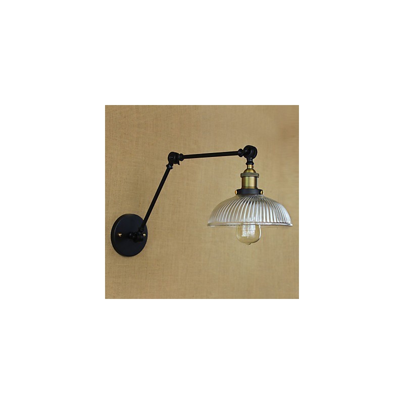 Arandelas de parede Luzes de balanço Luzes de parede de leitura Mini estilo rústico Lodge Metal