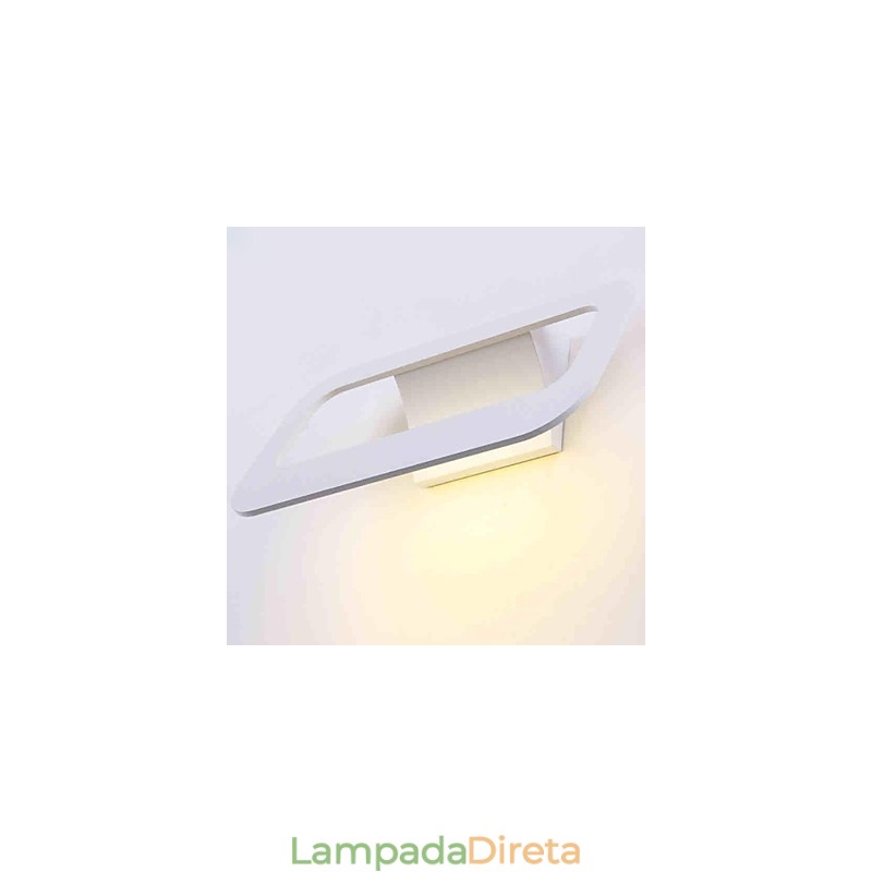 Luminárias de parede embutidas modernas contemporâneas de metal