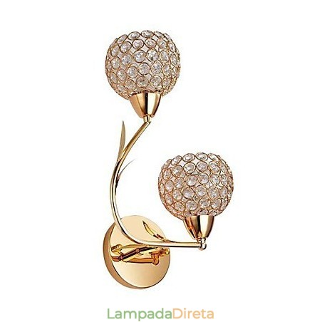 Apliques de parede de cristal Metal moderno e contemporâneo