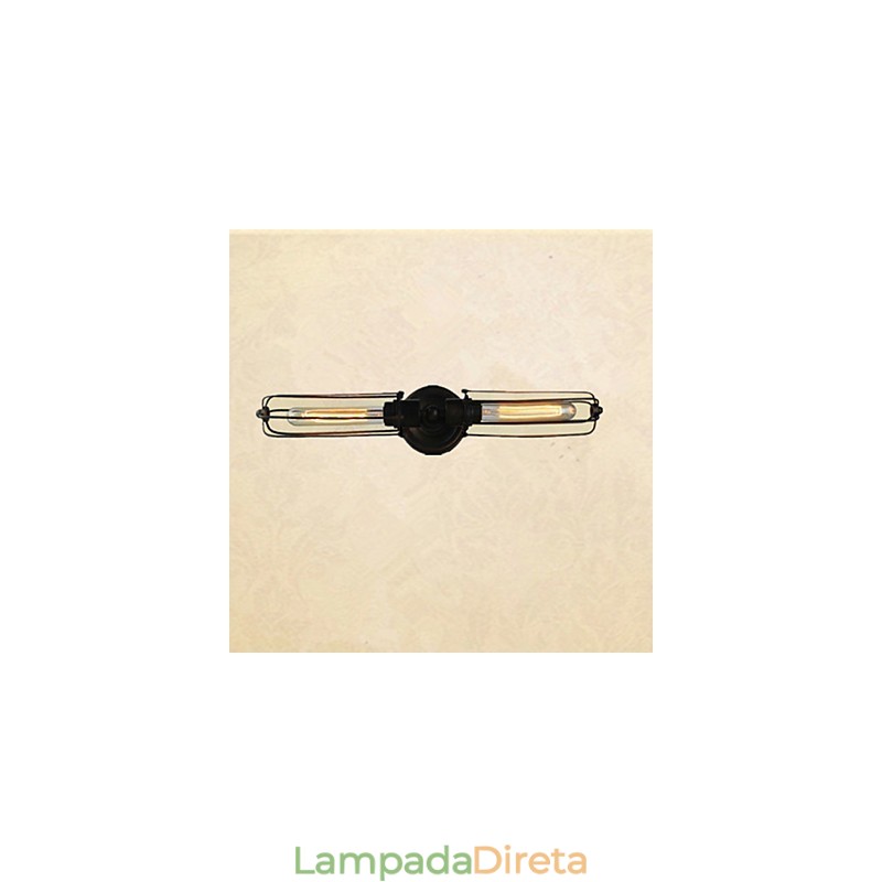 Luminária de parede tradicional clássica mini chaminé