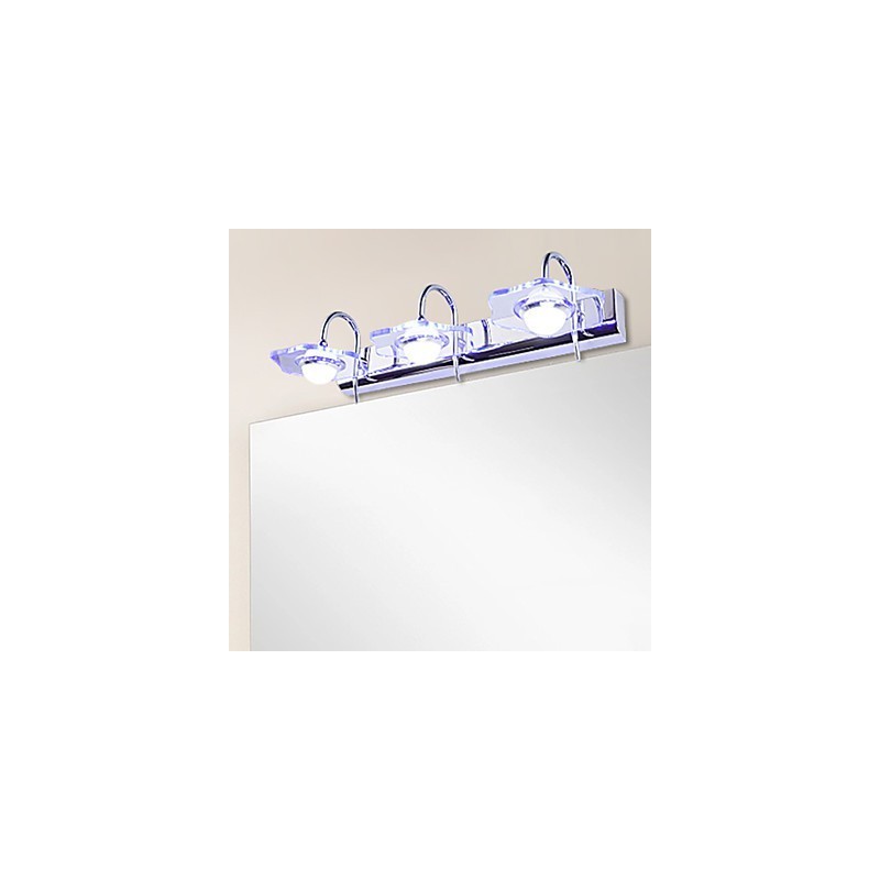 Apliques de parede Iluminação de banheiro Moderno Contemporâneo Metal