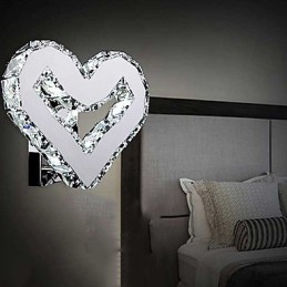 Apliques de parede Cristal Mini Estilo Moderno Contemporâneo Metal