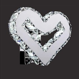 Apliques de parede Cristal Mini Estilo Moderno Contemporâneo Metal