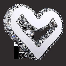 Apliques de parede Cristal Mini Estilo Moderno Contemporâneo Metal