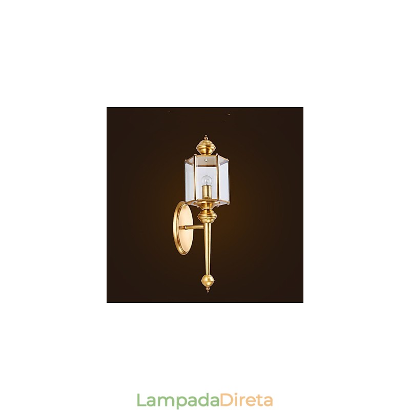 Lâmpada de jardim Lâmpada de cobre completa Lâmpada externa Lâmpada à prova d'água B