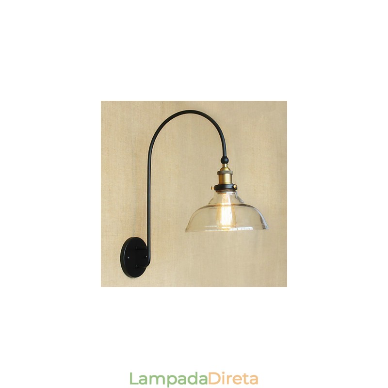 Apliques de parede Iluminação de banheiro Luzes de parede externas Luzes de parede de leitura Tradicional Clássico Metal