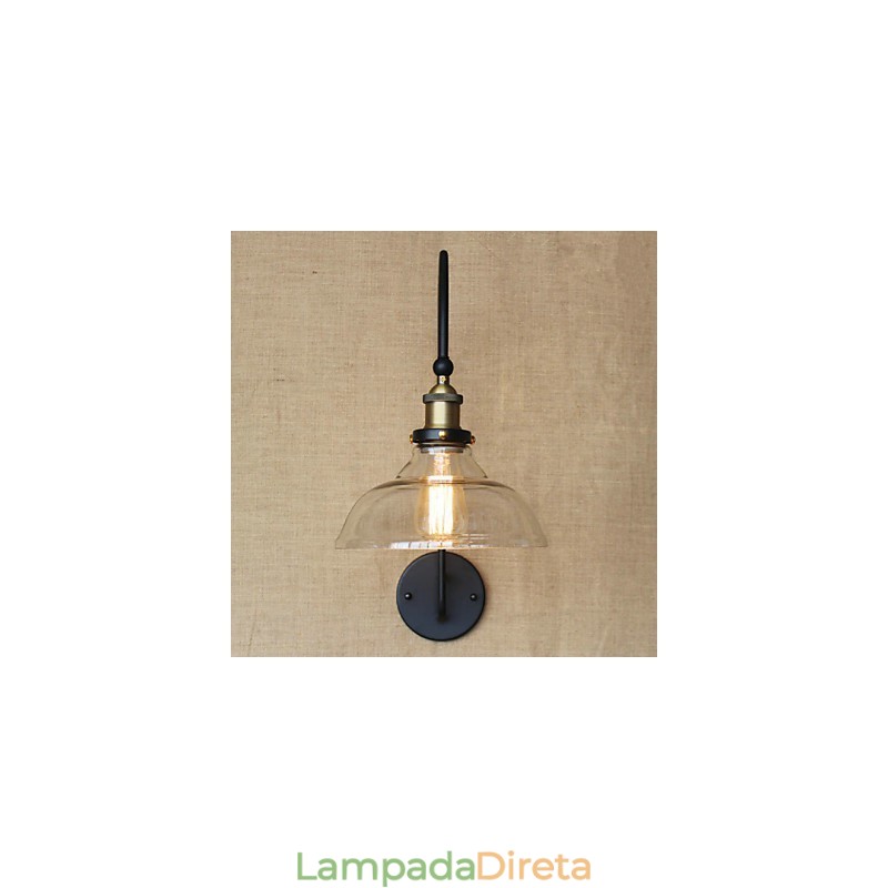 Apliques de parede Iluminação de banheiro Luzes de parede externas Luzes de parede de leitura Tradicional Clássico Metal