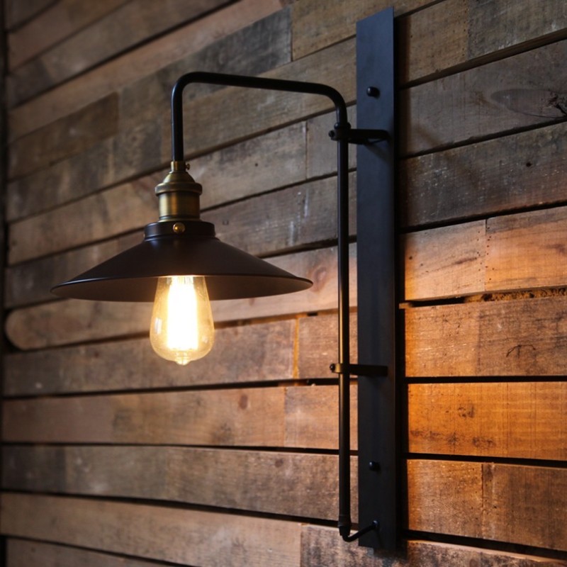 Novo Loft Retro DIY Industrial Vintage Luminária de parede Luminária de parede