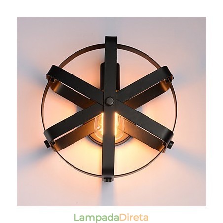 Novo estilo vintage industrial redondo arandela varanda loft entrada corredor quarto lâmpada de parede Novo estilo vintage industrial redondo arandela varanda loft entrada corredor quarto lâmpada de parede