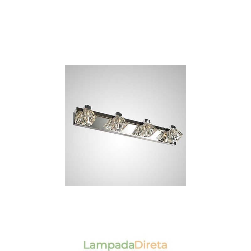 Apliques de parede de cristal Moderno Contemporâneo G4 Metal