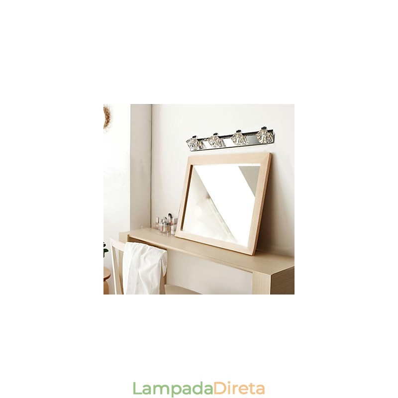 Apliques de parede de cristal Moderno Contemporâneo G4 Metal
