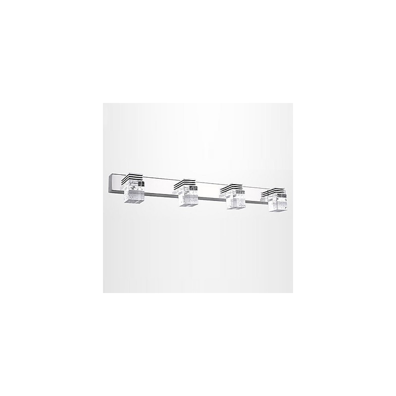 Arandelas de parede Iluminação de banheiro Wall Washers Cristal Mini Estilo Moderno Contemporâneo Metal
