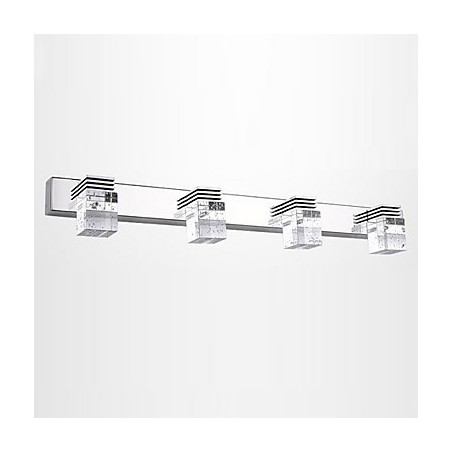 Arandelas de parede Iluminação de banheiro Wall Washers Cristal Mini Estilo Moderno Contemporâneo Metal Arandelas de parede Iluminação de banheiro Wall Washers Cristal Mini Estilo Moderno Contemporâneo Metal