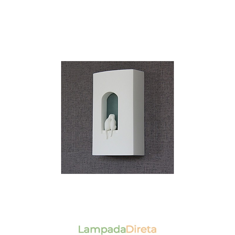Luminária de parede moderna branca e moderna Luminária de parede de cabeceira Luminária de parede com espelho Luminária de parede para quarto