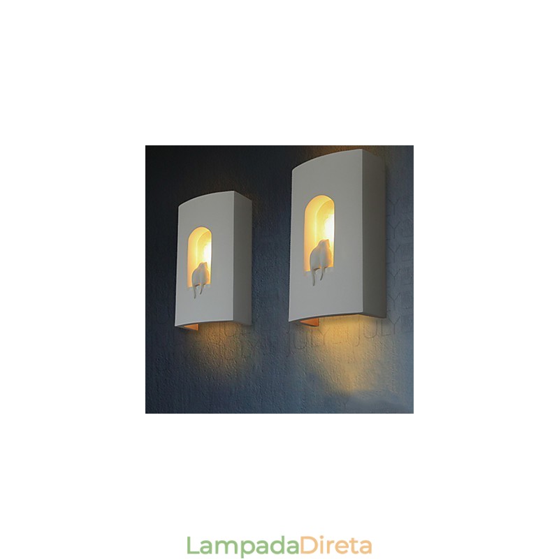 Luminária de parede moderna branca e moderna Luminária de parede de cabeceira Luminária de parede com espelho Luminária de parede para quarto