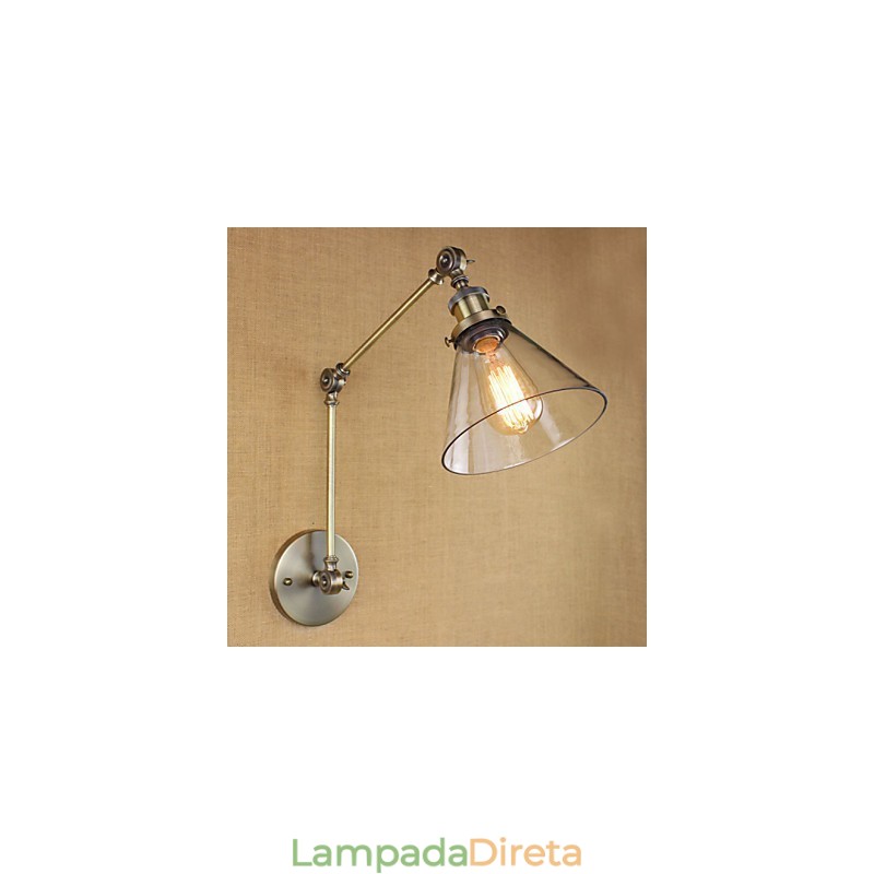 Arandela decorativa complexa de cor bronze verde vila mediterrânea