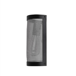 Luminária de parede estilo vintage, malha de arame de aço e metal, sala de estar, corredor, sótão, garagem, porão