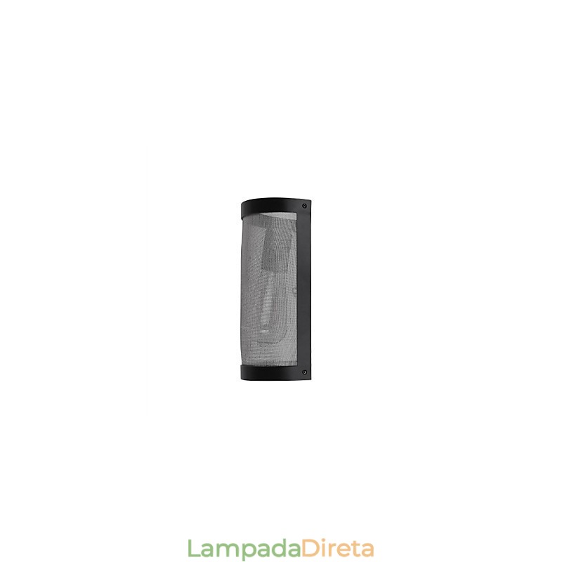Luminária de parede estilo vintage, malha de arame de aço e metal, sala de estar, corredor, sótão, garagem, porão