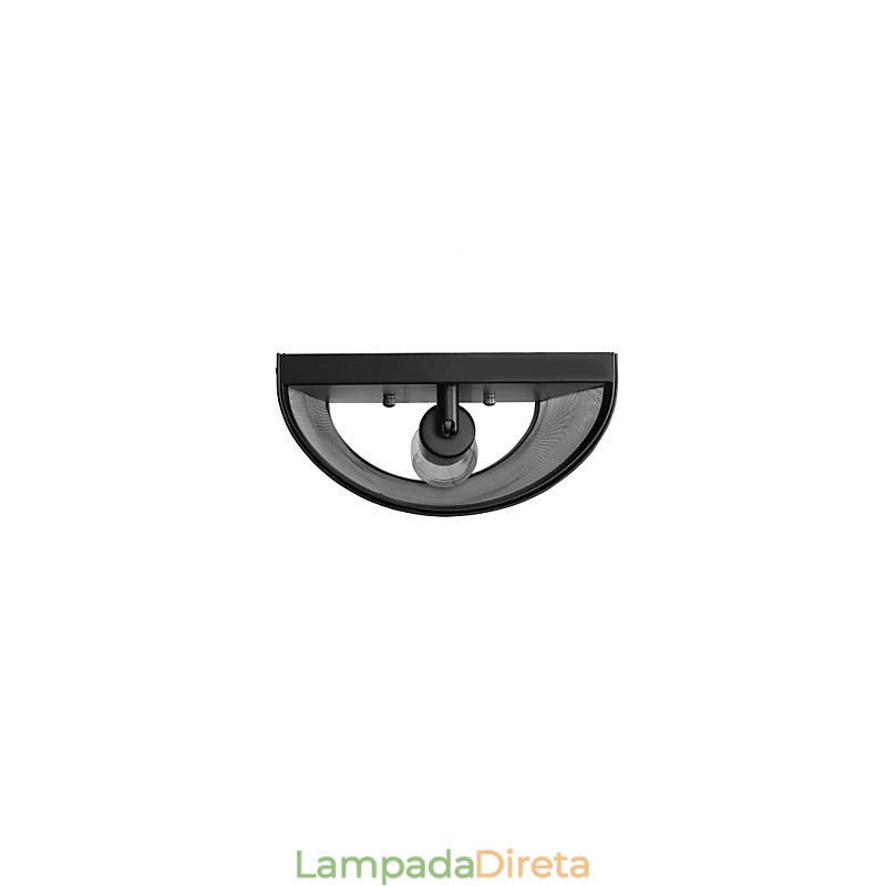 Luminária de parede estilo vintage, malha de arame de aço e metal, sala de estar, corredor, sótão, garagem, porão