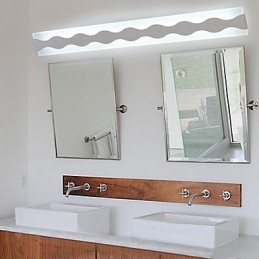Apliques de parede Iluminação de banheiro Moderno Contemporâneo PVC