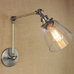 Retro Vintage Exclusivo Hotel Lobby Quarto Cabeceira RACK Bronze Antigo Decorativo Parede Sconce