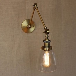 Retro Vintage Exclusivo Hotel Lobby Quarto Cabeceira RACK Bronze Antigo Decorativo Parede Sconce