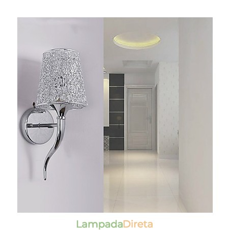 Luminária de cabeceira prateada, luminária de parede para leitura, armadilha de encanamento, luz de fundo de espelho Luminária de cabeceira prateada, luminária de parede para leitura, armadilha de encanamento, luz de fundo de espelho