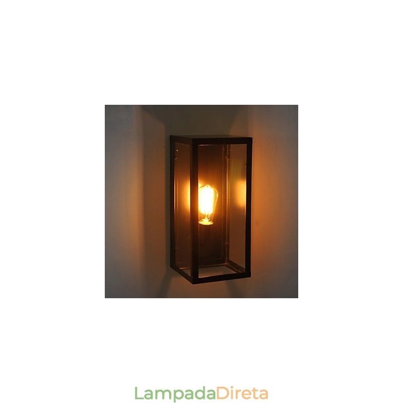 Luminária de parede de cabeceira de ferro retrô Village Pastoral Living Room Luminária de parede para sala de jantar