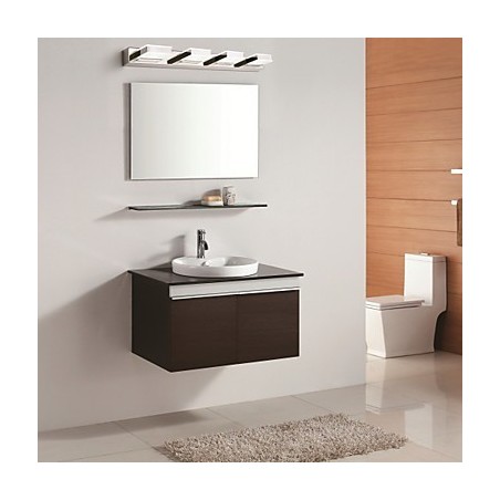 Luminária Espelho Quadrada Aço Inox e Acrílico Luminária Espelho Quadrada Aço Inox e Acrílico