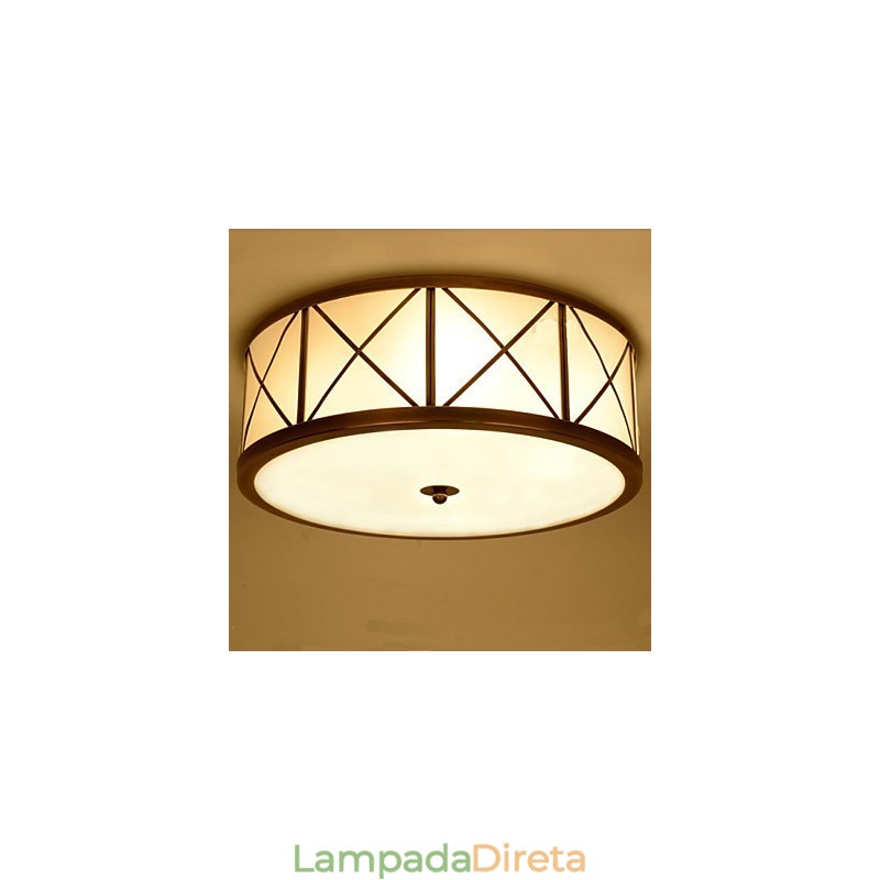 Lâmpada de cobre completa Lâmpada Lâmpada C