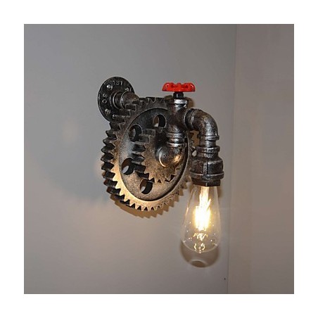 Luminária de parede criativa para restaurante, bar, corredor, luminária de parede, loft, equipamento industrial, personalidade para fazer os velhos canos de água Luminária de parede criativa para restaurante, bar, corredor, luminária de parede, loft, equipamento industrial, personalidade para fazer os velhos canos de água