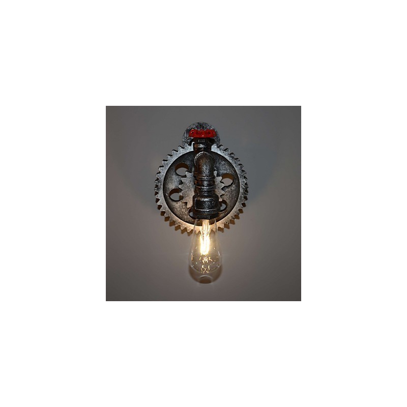 Luminária de parede criativa para restaurante, bar, corredor, luminária de parede, loft, equipamento industrial, personalidade para fazer os velhos canos de água