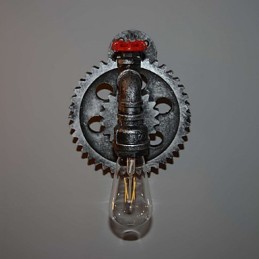 Luminária de parede criativa para restaurante, bar, corredor, luminária de parede, loft, equipamento industrial, personalidade para fazer os velhos canos de água
