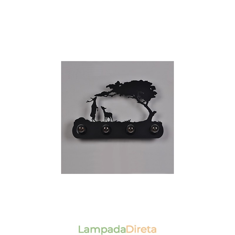 4 luzes American Village Pastoral LOFT estilo quarto corredor ferro retro lâmpadas de parede