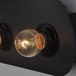 4 luzes American Village Pastoral LOFT estilo quarto corredor ferro retro lâmpadas de parede