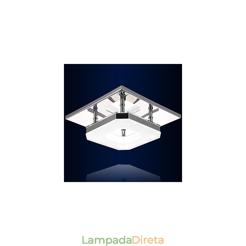 Luminárias de parede embutidas modernas contemporâneas de metal