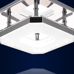 Luminárias de parede embutidas modernas contemporâneas de metal