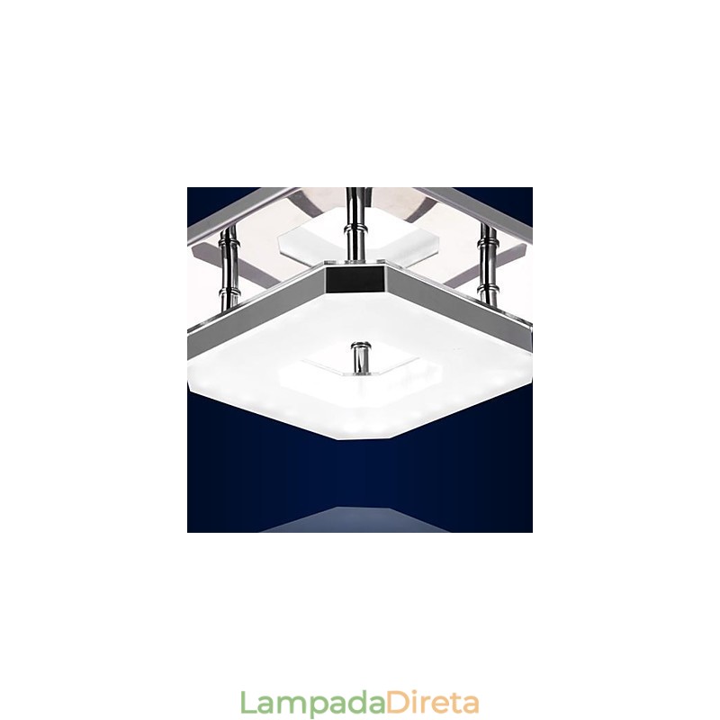 Luminárias de parede embutidas modernas contemporâneas de metal