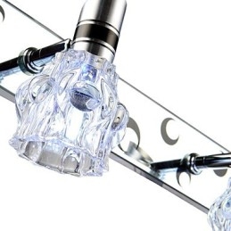Nova chegada iluminação de parede de lavagem lâmpada branca de cor única para espelho frontal ferragens placa de metal luz de parede de banheiro