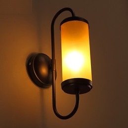 Contratado e contemporâneo American Country Restaurando maneiras antigas Candlestick Wall Lamp Lights
