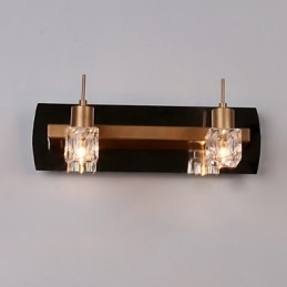 Iluminação de banheiro de cristal moderna contemporânea G4 Metal