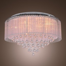 Moderno Contemporâneo Cristal Galvanizado Montagem Embutida