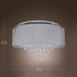 Moderno Contemporâneo Cristal Galvanizado Montagem Embutida
