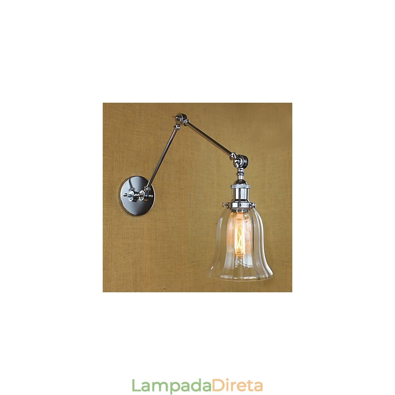 Apliques de parede Iluminação de banheiro Luzes de parede externas Luzes de parede de leitura Modernas contemporâneas Vidro