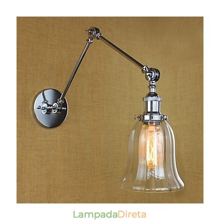 Apliques de parede Iluminação de banheiro Luzes de parede externas Luzes de parede de leitura Modernas contemporâneas Vidro Apliques de parede Iluminação de banheiro Luzes de parede externas Luzes de parede de leitura Modernas contemporâneas Vidro