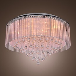 Moderno Contemporâneo Cristal Galvanizado Montagem Embutida