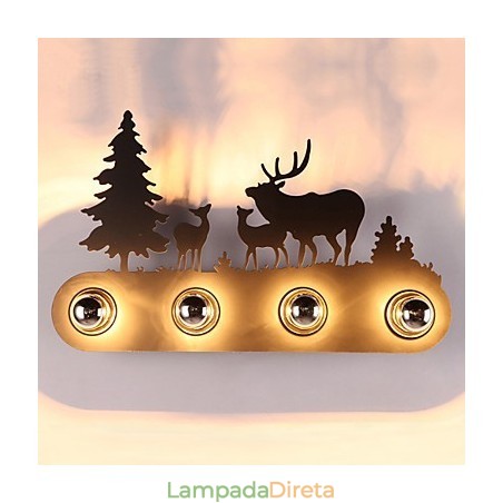 4 luzes American Village Pastoral LOFT estilo quarto corredor ferro retro lâmpadas de parede 4 luzes American Village Pastoral LOFT estilo quarto corredor ferro retro lâmpadas de parede