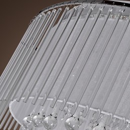 Moderno Contemporâneo Cristal Galvanizado Montagem Embutida