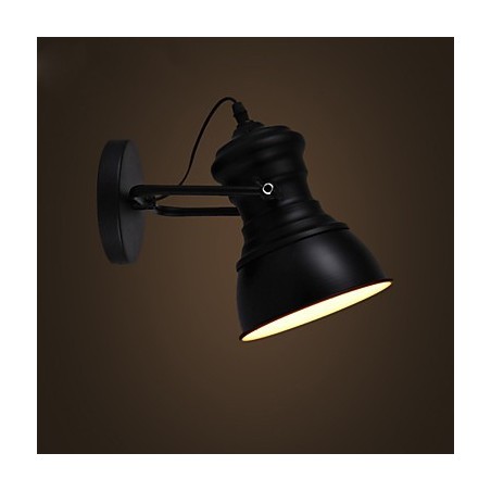 Luminária de parede Art Déco Luminária de parede industrial de ferro com letreiro Luminária de parede estilo loft Luminária de parede Art Déco Luminária de parede industrial de ferro com letreiro Luminária de parede estilo loft