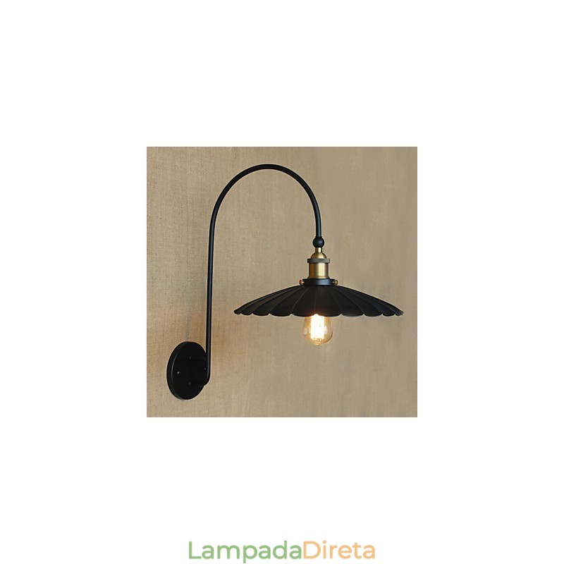 Apliques de parede Iluminação de banheiro Luzes de parede externas Luzes de parede de leitura Tradicional Clássico Metal